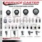 Service Caster 3.5'' SS Black Poly Swivel 1-3/4'' Expanding Stem Caster Set 2 Total Lock Brakes, 4PK SCC-SSEXTTL20S3514-PPUB-BLK-2-S2-134 - alternate 4